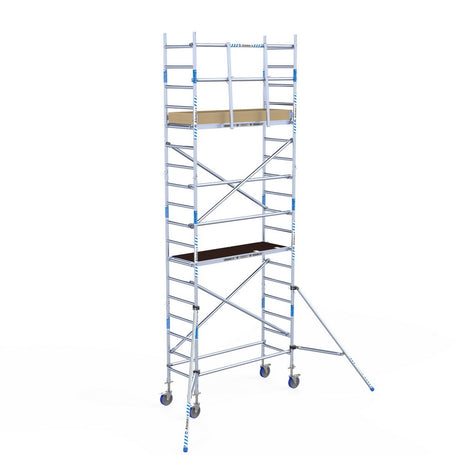Rolsteiger Alumexx Light 75x190 6,2m werkhoogte tegen de gevel
