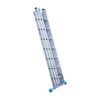 Eurostairs Reform ladder driedelig recht 3x7 sporten