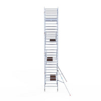 Rolsteiger Original  135x250 9,2m werkhoogte carbon vloer tegen de gevel