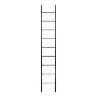 Eurostairs Ladder enkel recht 1x9 sporten BLAUW