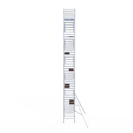 Rolsteiger Original  135x250 14,2m werkhoogte carbon vloer tegen de gevel