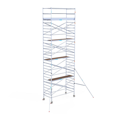 Steigeraanhanger afsluitbaar 305 + Rolsteiger Standaard 135x305 10,2m werkhoogte