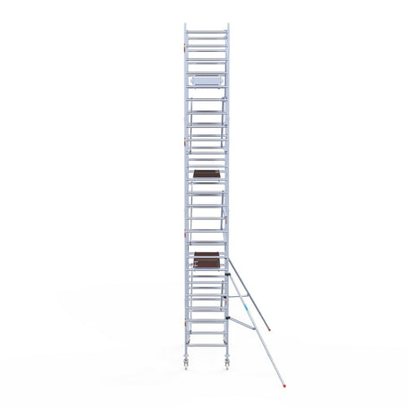 Rolsteiger Original  90x190 8,2m werkhoogte carbon vloer tegen de gevel
