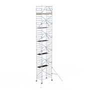 Rolsteiger Alumexx Extra 135x190 12,2m werkhoogte tegen de gevel