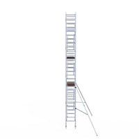 Rolsteiger Original  75x190 9,2m werkhoogte carbon vloer tegen de gevel