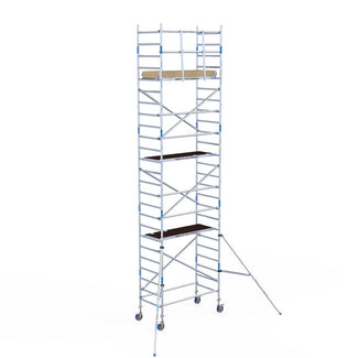 Rolsteiger Alumexx Light 90x190 8,2m werkhoogte tegen de gevel