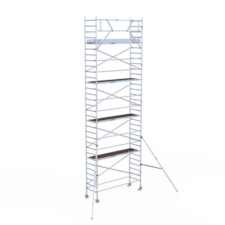 Rolsteiger Original  90x305 10,2m werkhoogte carbon vloer tegen de gevel