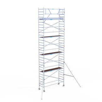 Rolsteiger Original  90x305 10,2m werkhoogte carbon vloer tegen de gevel