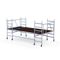 Stukadoors werkplatform 190x400x3m werkhoogte