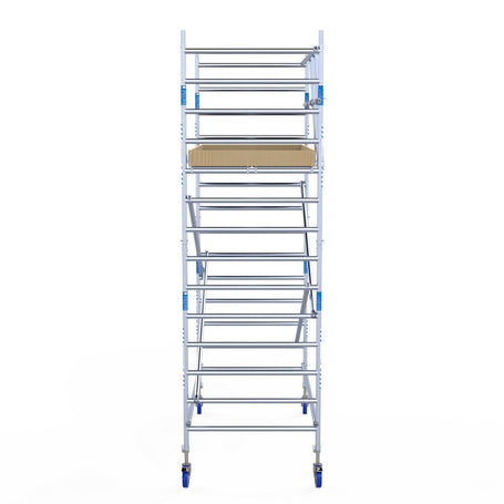 Rolsteiger Alumexx Light 135x250 5,2m werkhoogte tegen de gevel