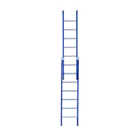 Eurostairs Reform ladder dubbel recht 2x7 sporten BLAUW