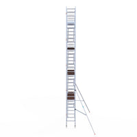 Rolsteiger Original  75x305 10,2m werkhoogte carbon vloer tegen de gevel
