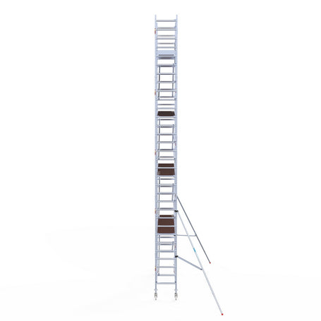 Rolsteiger Original  75x305 10,2m werkhoogte carbon vloer tegen de gevel