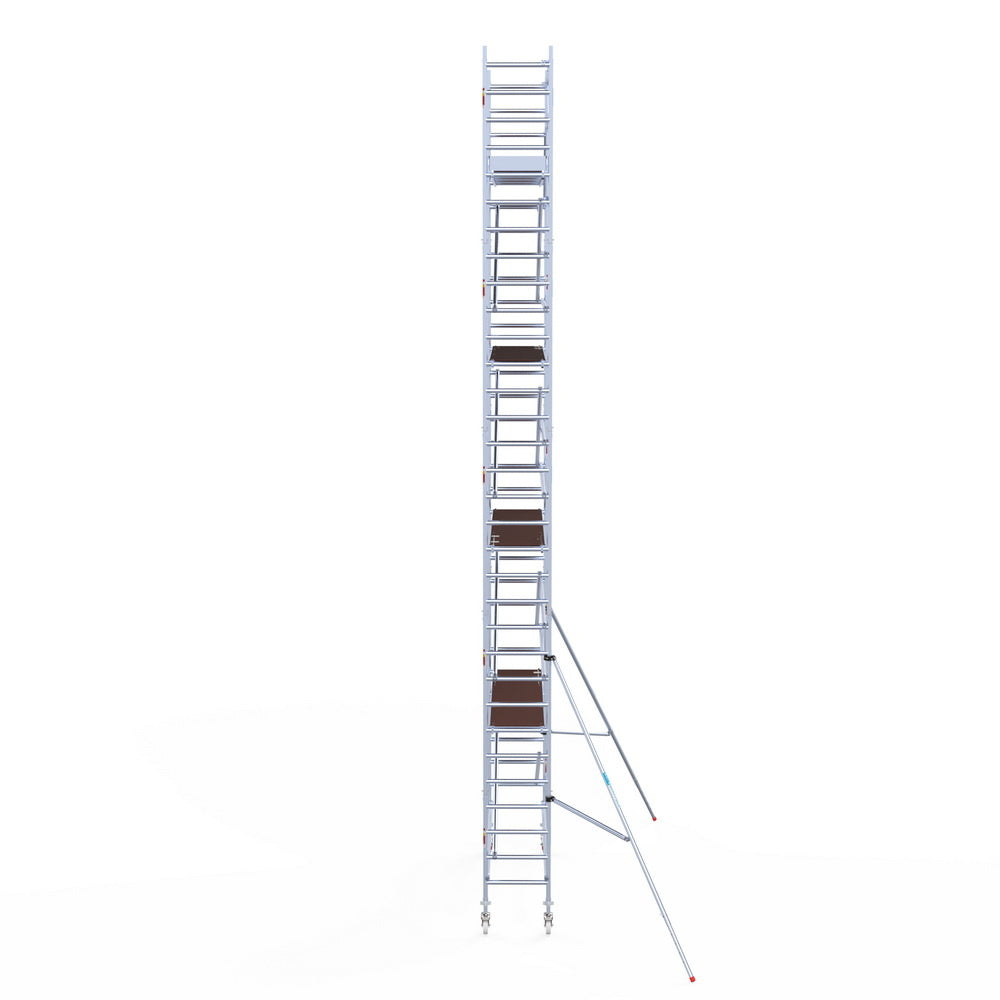 Rolsteiger Original  75x305 10,2m werkhoogte carbon vloer tegen de gevel