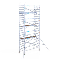 Steigeraanhanger 305 + Rolsteiger Standaard 135x305 8,2m werkhoogte enkele voorloopleuning