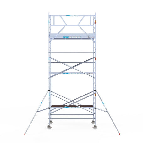 Rolsteiger Original  135x250 7,2m werkhoogte carbon vloer tegen de gevel