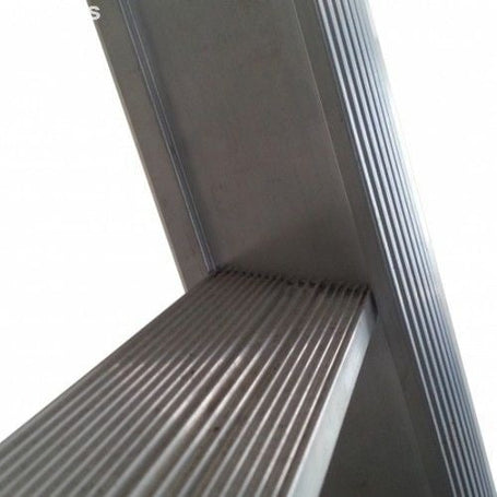 Eurostairs Reform ladder driedelig uitgebogen 3x8 sporten
