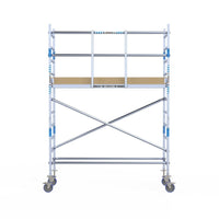 Rolsteiger Alumexx Light 75x250 4,2m werkhoogte tegen de gevel