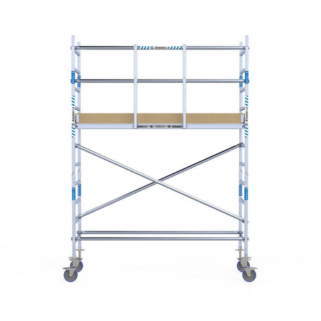 Rolsteiger Alumexx Light 75x250 4,2m werkhoogte tegen de gevel