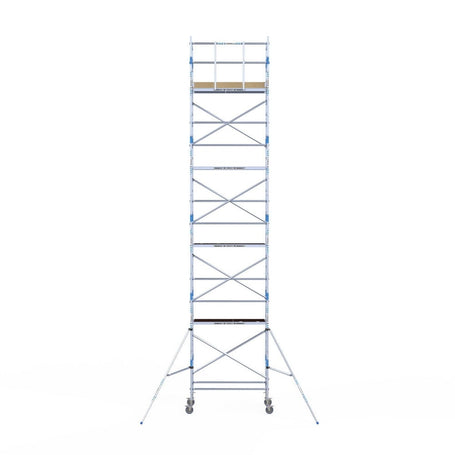 Rolsteiger Alumexx Light 90x190 10,2m werkhoogte tegen de gevel