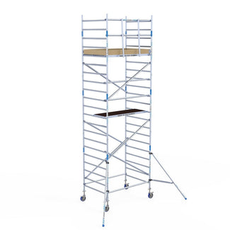 Rolsteiger Alumexx Light 135x190 7,2m werkhoogte tegen de gevel