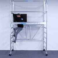 Kamersteiger 90cm breed + platform 30cm + uitbreiding A