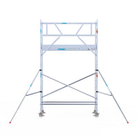 Rolsteiger Original  75x250 5,2m werkhoogte carbon vloer tegen de gevel