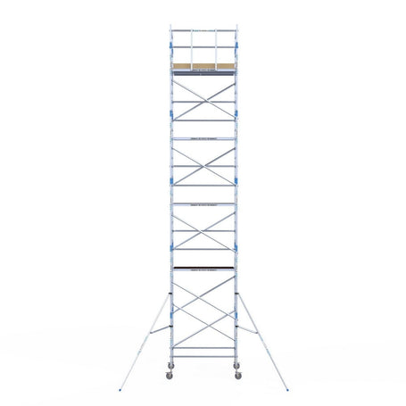 Rolsteiger Alumexx Light 135x190 11,2m werkhoogte tegen de gevel