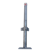 Aluminium spindel 60 cm en voetplaat