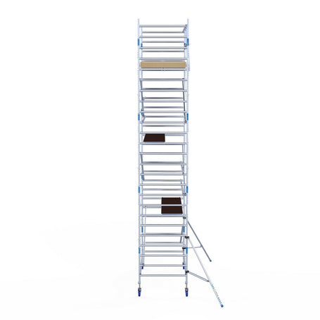 Steigeraanhanger 250 + Rolsteiger Alumexx Light 135x250 8,2m werkhoogte