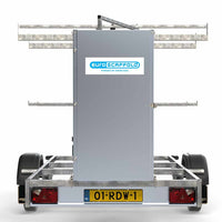 Steigeraanhanger afsluitbaar 3,05 meter