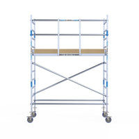 Rolsteiger Alumexx Light 90x250 4,2m werkhoogte tegen de gevel