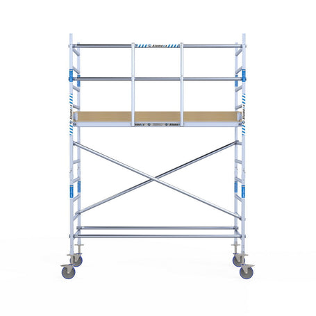 Rolsteiger Alumexx Light 90x250 4,2m werkhoogte tegen de gevel