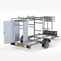 Steigeraanhanger afsluitbaar 3,05 meter