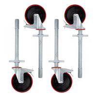 Rolsteiger Basic 135x250 4,2m werkhoogte carbon vloer tegen de gevel