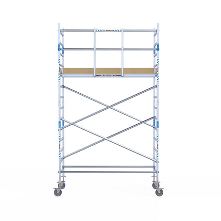 Rolsteiger Alumexx Light 90x250 5,2m werkhoogte tegen de gevel