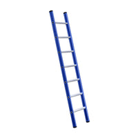 Eurostairs Ladder enkel recht 1x7 sporten BLAUW