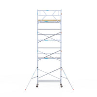 Rolsteiger Basic 90x250 9,2m werkhoogte tegen de gevel