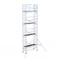 Rolsteiger Original  90x250 9,2m werkhoogte carbon vloer tegen de gevel