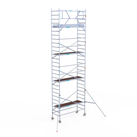 Rolsteiger Original  90x250 9,2m werkhoogte carbon vloer tegen de gevel