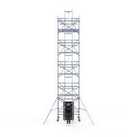 Zonnepanelen steiger 135x250 10,2m werkhoogte incl. Safeguard dakrandbeveiliging