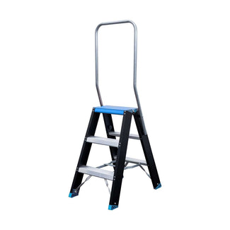 Dubbele zwarte trap 3 treden - Limited edition