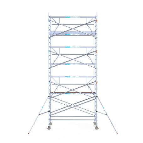 Steigeraanhanger 305 + Rolsteiger Standaard 135x305 8,2m werkhoogte enkele voorloopleuning