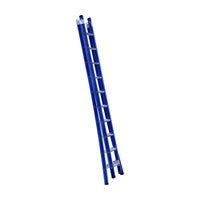Eurostairs Reform ladder dubbel uitgebogen 2x10 sporten BLAUW