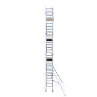 Rolsteiger Alumexx Light 75x190 9,2m werkhoogte tegen de gevel