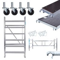 Kamersteiger 90cm breed + platform 30cm + uitbreiding B