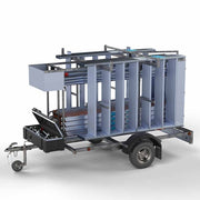 Steigeraanhanger Afsluitbaar 250 + Rolsteiger Alumexx Light 135x250 10,2m werkhoogte