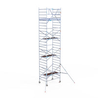 Rolsteiger Original  135x190 9,2m werkhoogte carbon vloer tegen de gevel