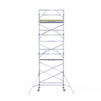 Rolsteiger Alumexx Extra 135x250 9,2m werkhoogte tegen de gevel