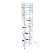 Rolsteiger Professional 135x305 14,2m werkhoogte tegen de gevel